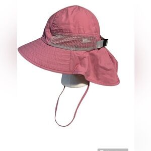 Pink & Gray Sun Hat